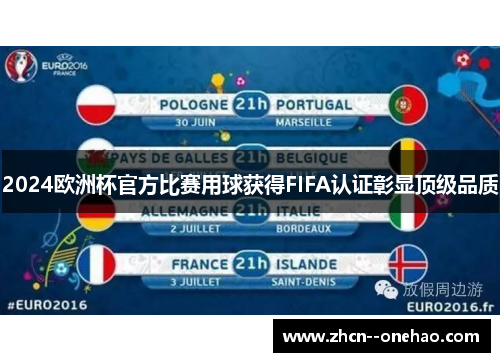 2024欧洲杯官方比赛用球获得FIFA认证彰显顶级品质